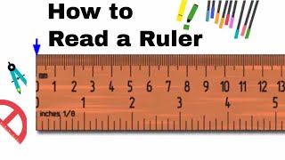 How to read an Inch ruler or tape measure [upl. by Miarzim]