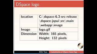 Customization of DSpace Home page on Windows OSEnglish [upl. by Ynamreg174]