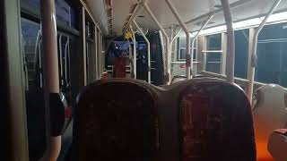 Weird knocking sound TM Travel ADL Enviro400 Route 252 SN61 BBV 1410 [upl. by Blodgett]