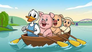 Row Row Row Your Boat The Catchiest Song for Kids  Dino Time  Nursery Rhymes amp Kids Songs [upl. by Ashti]