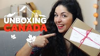 UNBOXING 1  BOX CANADA  NOS CURIEUX VOYAGEURS [upl. by Chaworth781]