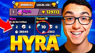 CARREO al TOP 1 del MUNDO de BRAWL STARS es HYRA😱 [upl. by Lled]