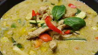 Thai Green Curry Recipe  How to make the BEST Thai Green Chicken Curry  Easy Thai Curry Recipe [upl. by Nemzzaj]