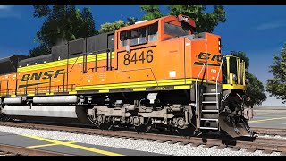 Trainz 2022 Driving JRs BNSF SD70ACe [upl. by Jacinda]