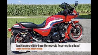 BigBore Motorcycle Acceleration Runs  Classic amp Modern  Ear Candy [upl. by Tory]