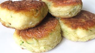 ВКУСНЫЕ ПЫШНЫЕ Оладьи из кабачков на кефире КАК ПИРОЖКИ Оладьи РЕЦЕПТ [upl. by Polik]