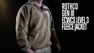 Generation III Level 3 ECWCS Fleece Jacket  Rothco Product Breakdown [upl. by Mikaela424]