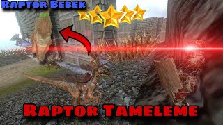 Efsane Videooo    Raptor Evcilleştirme ve çfitleştirme   Ark Mobile Turkçe [upl. by Regine]