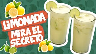 LA MEJOR LIMONADA DEL MUNDO  RECETA CASERA CON quotLICUADORA Y CASCARAquot FACIL Y RAPIDO Antojao 🍹 [upl. by Eniala]