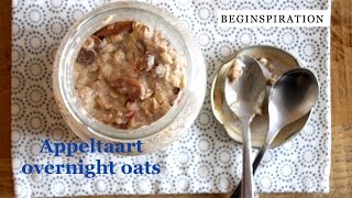 Appeltaart Overnight Oats [upl. by Notlehs]