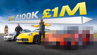 £1000 vs £100000 vs £1000000 Sports Car Which Is Best  4K [upl. by Nottarts596]