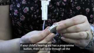 How to look after your deaf childs hearing aids [upl. by Ellimak]