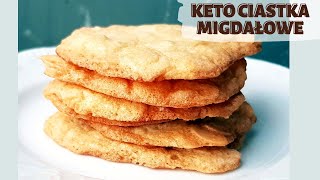 KETO CIASTKA MIGDAŁOWE BEZ MĄKI BEZ NABIAŁU 🍪Tylko 4 składniki [upl. by Arhsub]