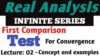 Infinite Series Test for Convergence Comparison Test CSIR NET  IIT JAM  BSc Maths  csirnetmath [upl. by Gierc]