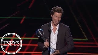 Shaun White wins Best Olympic Moment award  2018 ESPYS  ESPN [upl. by Roldan319]