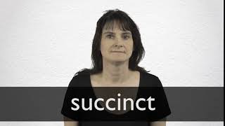 How to pronounce SUCCINCT in British English [upl. by Nemajneb]