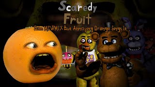 Scaredy Fruit Bite MEWMIX But Annoying Orange Sings It  FNF Cover [upl. by Bauske]