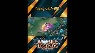 Rubby vs Argus mobilelegends mlbb mlbbcreatorcamp mlbbhighlights mobilelegendsbangbang [upl. by Maure]