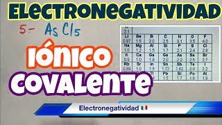 Electronegatividad de Pauling Tipos de Enlaces [upl. by Peednam844]