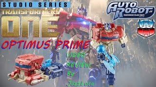 OPTIMUS PRIME Transformers STUDIO SERIES 112 Transformers One Deluxe Video review recensione ITA [upl. by Zedecrem952]