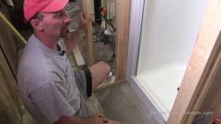 How To Install A Fiberglass Shower [upl. by Nohpets]