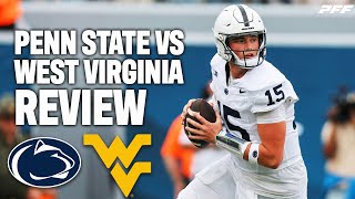 Penn State vs West Virginia Review  PFF Grade Release Show [upl. by Eannyl]