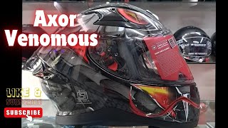 Axor Apex Venomous  Black Grey Colour  Dual Visor  Price ₹5000  Helmet Heaven axorhelmets [upl. by Otreblig]