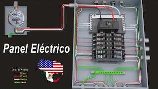 INSTALACION ELECTRICA RESIDENCIAL Centro de Carga  Panel Tablero Eléctrico México EEUU [upl. by Ettenawtna509]