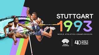 40 Years of the World Athletics Championships  Stuttgart 1993 [upl. by Ynohtnacram]