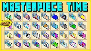 MASTERPIECE TIME 2  TONS OF FAN ART amp PIXEL ART ON ANIMAL JAM [upl. by Carlota264]