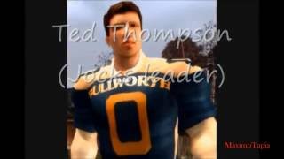 Bully SE Omar Romero Boss vs Ted Thompson Jocks Full HD [upl. by Orabla]