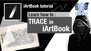 iArtBook tutorial  How to trace   tipsandtricks digitalart [upl. by Ellwood]