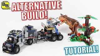 DINORIG LEGO JURASSIC WORLD 75929 ALTERNATIVE BUILD DINORIG [upl. by Mehalick666]