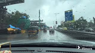 Drive from Manpada to Kasarvadavali  Thane Ghodbunder Road [upl. by Enimaj]