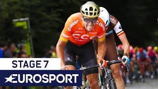 BinckBank Tour 2019  Stage 7 Highlights  Cycling  Eurosport [upl. by Sofer]