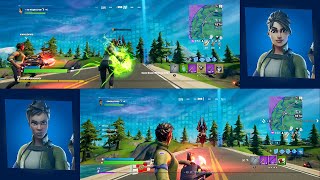 How to SPLIT SCREEN IN FORTNITE EASY METHOD PS4XBOX ONE [upl. by Yttak]