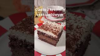 Ciasto z kremem czekoladowym ciasto krem kremczekoladowy ciastozkremem [upl. by Anson]