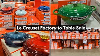 Le Creuset Factory to Table FTT Sale 2024  Full Tour [upl. by Yhtomiht]