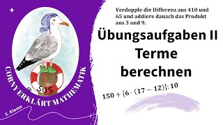 Terme 5 Klasse Übungsaufgaben II [upl. by Kramer]