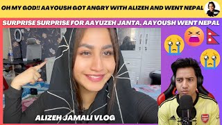 OMG AAYOUSH GOT ANGRY WITH ALIZEH AND WENT NEPAL🥺  HATERSSSS 🤣🤣  Reaction Video [upl. by Goltz]