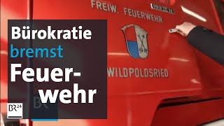 Fahrzeugnotstand bei der Feuerwehr  Abendschau  BR24 [upl. by Ilenna]