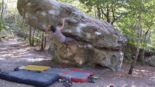 Fontainebleau Bouldering  Yoga 7a6c [upl. by Aicele565]