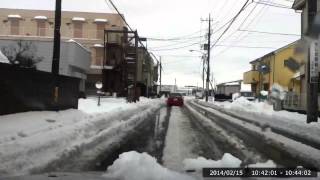 2014年2月15日大雪 清瀬市中里付近 [upl. by Khalid227]