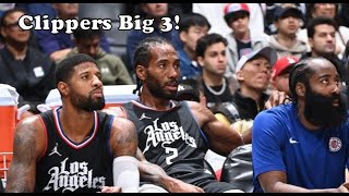 LA Clippers Big 3 Stats Paul George Kawhi Leonard James Harden [upl. by Xuaeb]