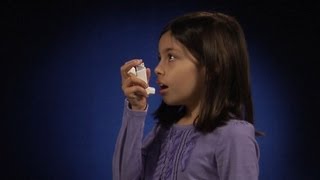 Using a metered dose inhaler one to two inches from mouth [upl. by Ultima290]