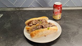 How To Make Classic Philly Cheesesteak Sandwich [upl. by Dee520]