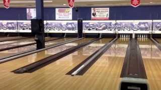 2014 Club Tour 5 Pin Bowling Final Part 1 Game 1 of a two game total pins final Cowen vs Young [upl. by Winther]