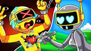 INCREDIBOX SPRUNKI  Fun Bot Stole GOLDs Heart  Incredibox Sprunki Animation [upl. by Atilol]