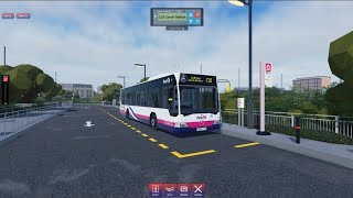 C10 Surrey Quays  Bathwick Coach Station Roblox Bathwick [upl. by Inaleon774]