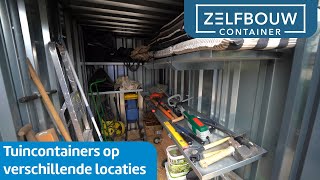 Tuincontainers op verschillende locaties [upl. by Ahsikar]